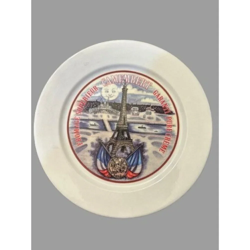 Set os 4 Restoration Hardware Advertising Label Cheese Plates